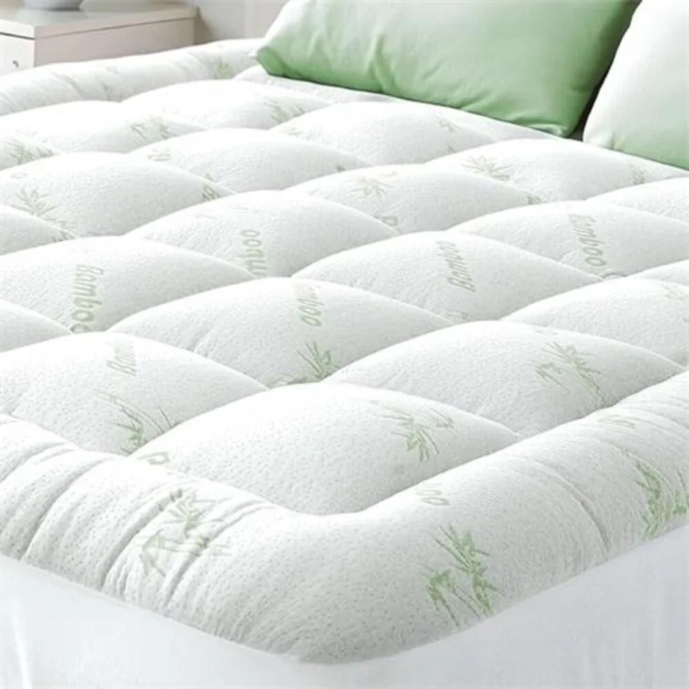 Ultra Soft Twin XL Size Mattress Topper - Viscose Made from Bamboo Pillow Topper